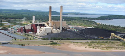 The Presque Isle Power Plant near Marquette, Michigan. (photo: Superior Watershed Partnership)